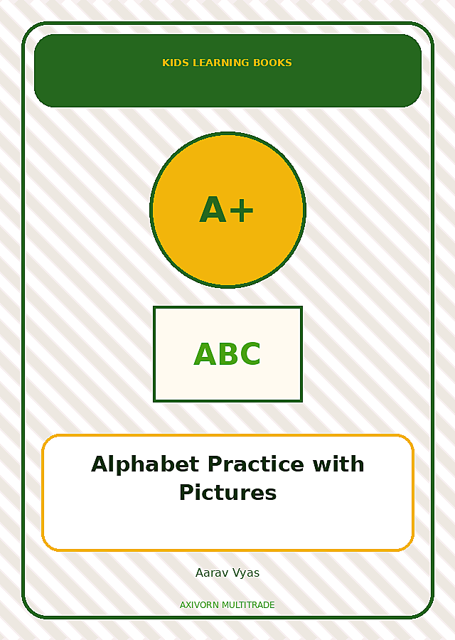 Alphabet Practice with Pictures book cover
