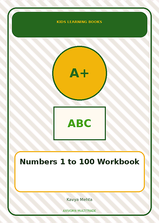 Numbers 1 to 100 Workbook book cover
