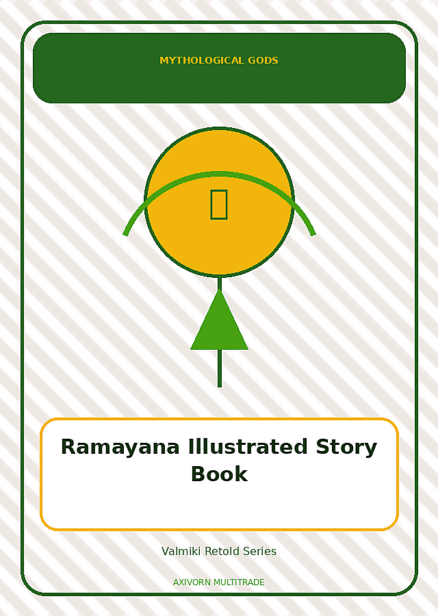 Ramayana Illustrated Story Book book cover