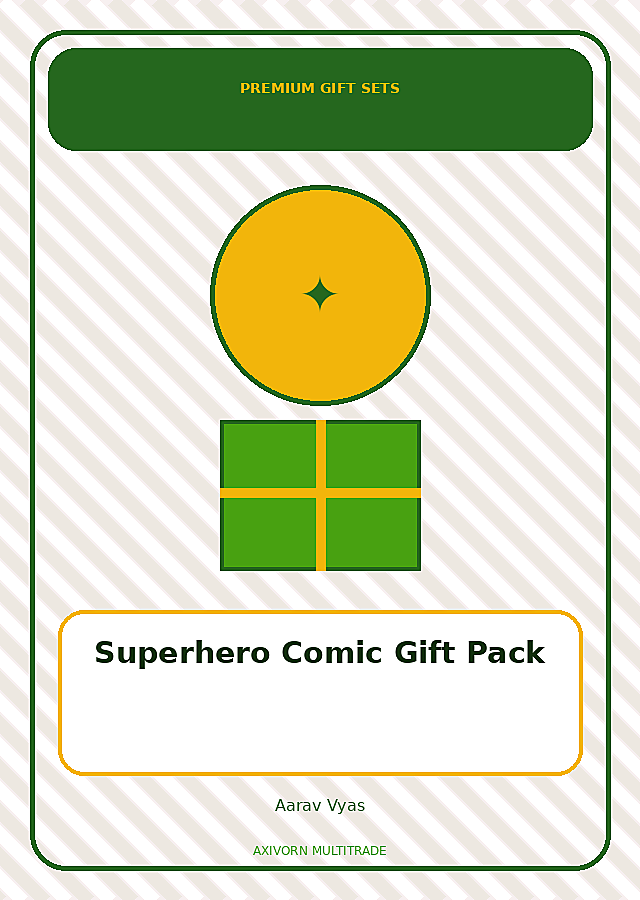 Superhero Comic Gift Pack book cover
